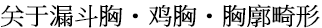 关于漏斗胸・鸡胸・胸廓畸形